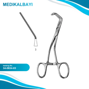 34.0634.03 Yenidoğan & Çocuk Klemp Eğri İnce Fig.3 14cm