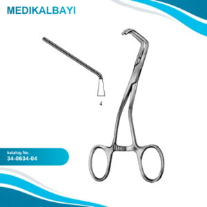 34.0634.04 Yenidoğan & Çocuk Klemp Eğri İnce Fig.4 13cm