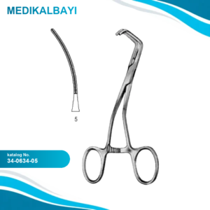 34.0634.05 Yenidoğan & Çocuk Klemp Eğri İnce Fig.5 14cm