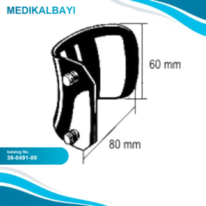 36.0491.80 Bıçak/ FINOCHIETTO Sternum Ekartörü İçin 80x60mm Çift