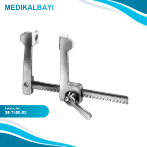 36.7400.02 Finochietto-Infant Sternum Ekartörü 15x15x75mm, Alüminyum