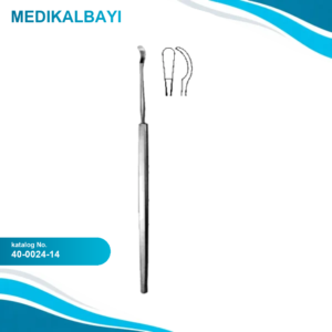 40.0024.14 Vidal Lupus Küreti 14 cm