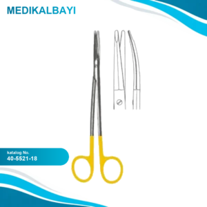 40.5521.18 Stella-S Dişli Yüz Germe Makası 18 cm TC
