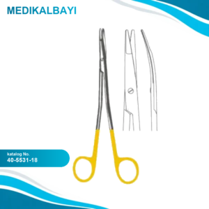 40.5531.18 Gorney Dişli Eğri Yüz Germe Makası 15 cm TC