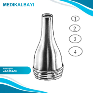 44.0024.00 Gruber Kulak Spekulumu Oval 4.5mm~7.5mm set/4