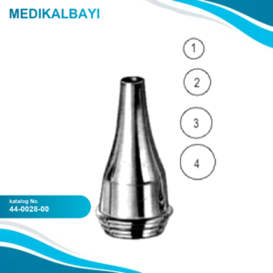 44.0028.00 Gruber Kulak Spekulumu Yuvarlak 4.5mm~7.5mm set/4