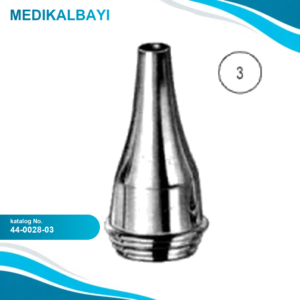 44.0028.03 Gruber Kulak Spekulumu Yuvarlak Fig.3, 6.5mm