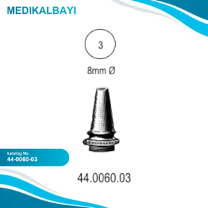 44.0060.03 Kulak Spekulumu 8mm, Siegle İçin.