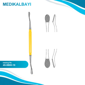 45.5680.18 Miller Raspa Çift Taraflı diamond Serrated 18cm TC