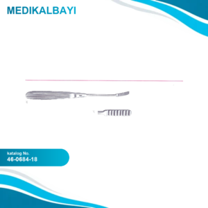 46.0684.18 Maltz Nazal Raspa Düz 5mm, 18cm