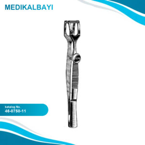 46.0750.11 Cottle Columella Forseps, Ayar Vidalı, 11cm
