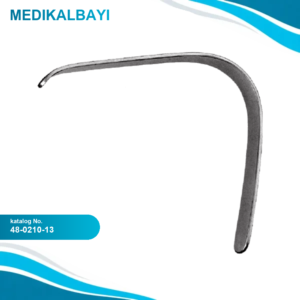 48.0210.13 LACK Dil Basacağı, Eğri,13mm, 10cm