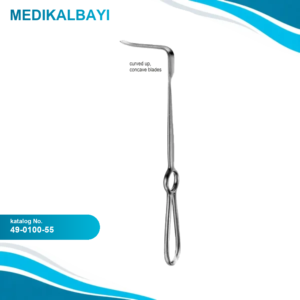 49.0100.55 Obwegeser Yumuşak Doku Ekartörü Yukarı Doğru 12x55mm, 22cm