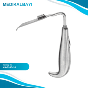 49.0140.16 Yumuşak Doku Ekartörü Fiber Optik Bağlantılı 25x160mm 14cm