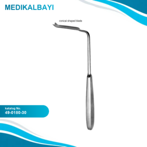 49.0180.30 Obwegeser Alt Çene Kenarı Ekartörü 9-12x30mm, 20cm