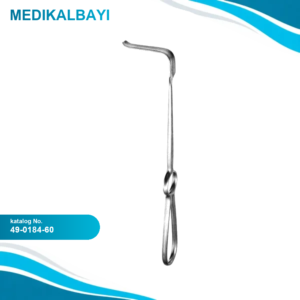 49.0184.60 Salzburg Alt Çene Kenarı Ekartörü Yukarı Doğru 10x60mm, 23cm