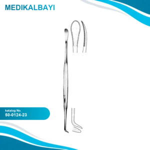 50.0124.23 Henke Tonsil Disektörü Çift Taraflı 12mm, 23.5cm