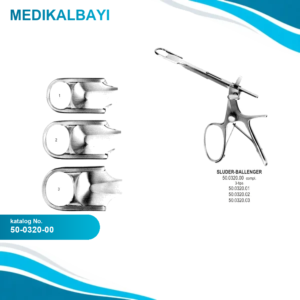 50.0320.00 Sluder-Ballenger Tonsillotom 3 Bıçaklı