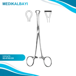 52.0182.24 Babcock Doku Forsepsi Çapraz Tırtıklı 24cm