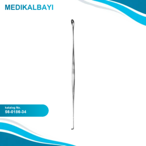 56.0186.34 Safra Taşı Kepçesi Çift Taraflı 34cm