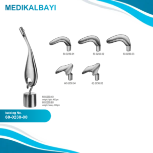 60.0230.00 Scherbak Vajinal Spekulum Set/5