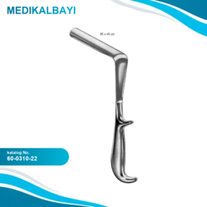 60.0310.22 Dunkel Vajinal Ekartör 95x45mm