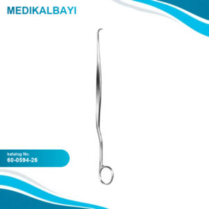 60.0594.26 Beachman Amniyotom Kancası Eğri , 26cm