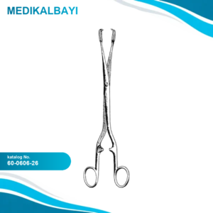 60.0606.26 Schroeder Vulsellum Forseps Düz 26cm