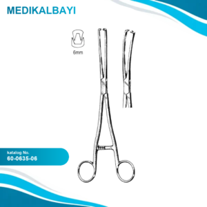 60.0635.06 Museux Vulsellum Forseps 2x2 Dişli 6mm 24cm
