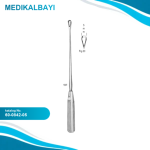 60.0842.05 Sims Rahim Küreti Sert Künt 5mm 31cm Fig.00