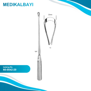 60.0842.20 Sims Rahim Küreti Sert Künt 20mm 31cm Fig.10