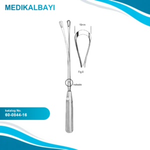 60.0844.16 Sims Rahim Küreti Bükülebilir Keskin 16mm 31cm Fig.8