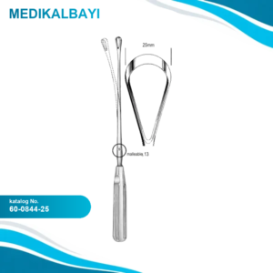 60.0844.25 Sims Rahim Küreti Bükülebilir Keskin 25mm 31cm Fig.13