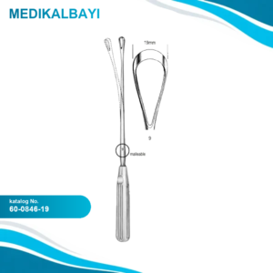 60.0846.19 Sims Rahim Küreti Bükülebilir Künt 19mm 31cm Fig.9
