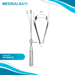 60.0846.30 Sims Rahim Küreti Bükülebilir Künt 30mm 31cm Fig.14