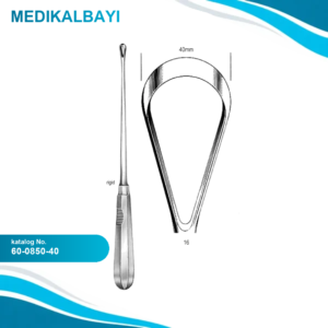60.0850.40 Recamier Küret Sert Keskin 40mm 31cm Fig.16