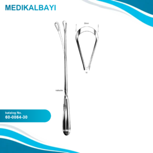 60.0864.30 Bumm Küret Keskin Bükülebilir 30mm, 34cm Fig.14