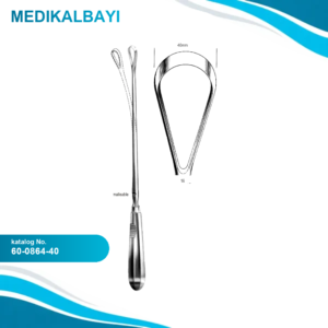 60.0864.40 Bumm Küret Keskin Bükülebilir 40mm, 34cm Fig.16