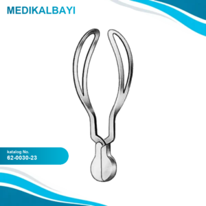 62.0030.23 Simpson Doğum Forsepsi S/model Düz 23cm