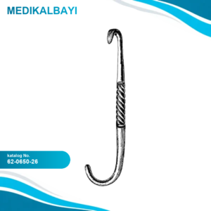 62.0650.26 Doğum Kancası Künt 26cm