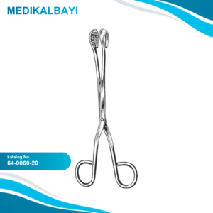 64.0060.20 Üniversal Sterilizasyon Forsepsi Düz 20cm