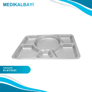 81.0170.01 6 Bölmeli Yemek Tepsisi 405x305x25 mm