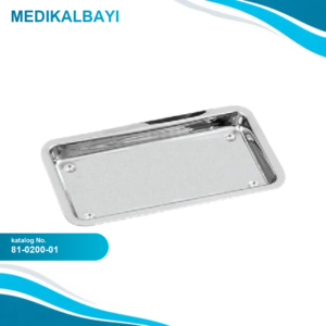 81.0200.01 Kapaksız Sığ Tepsi 190x100x13 mm
