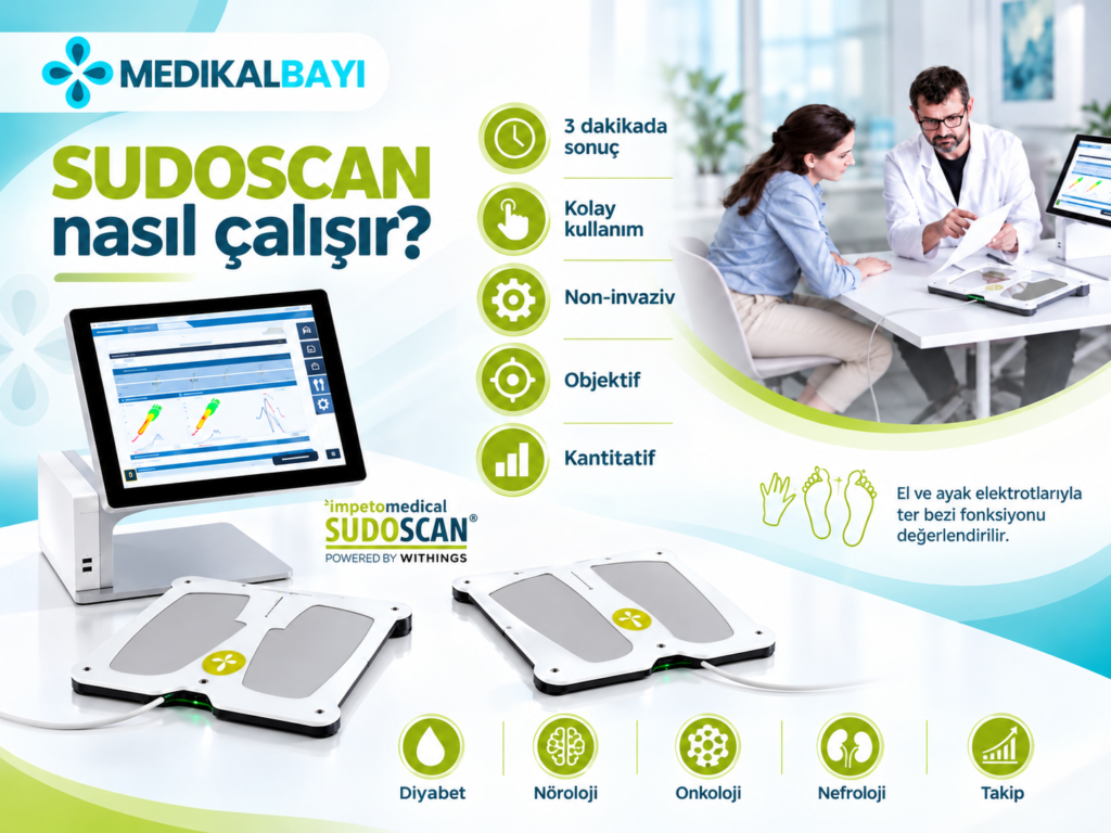 Sudoscan cihazı: kullanım özellikleri ve klinik uygulama alanları